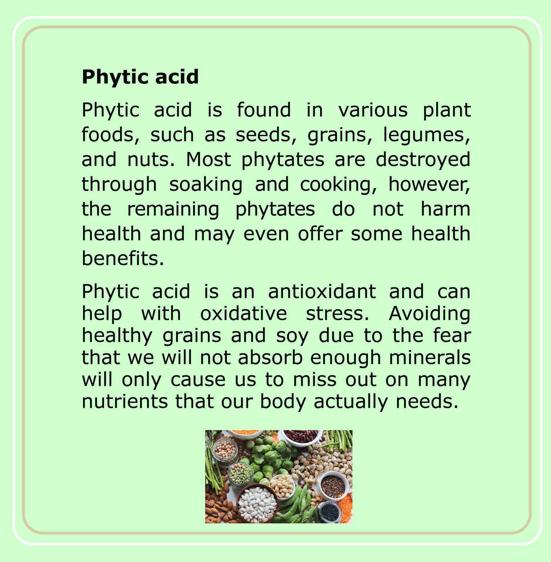 knowledge - Phytic acid