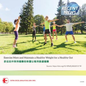 Exercise More and Maintain a Healthy Weight for a Healthy Gut