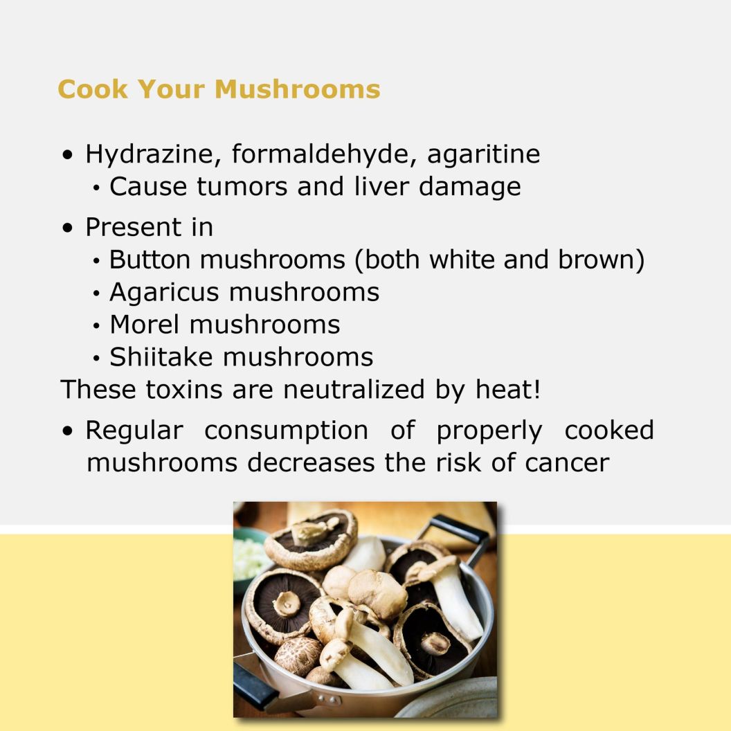 Cook Your Mushrooms