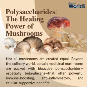 Polysaccharides: The healing Power of Mushroom