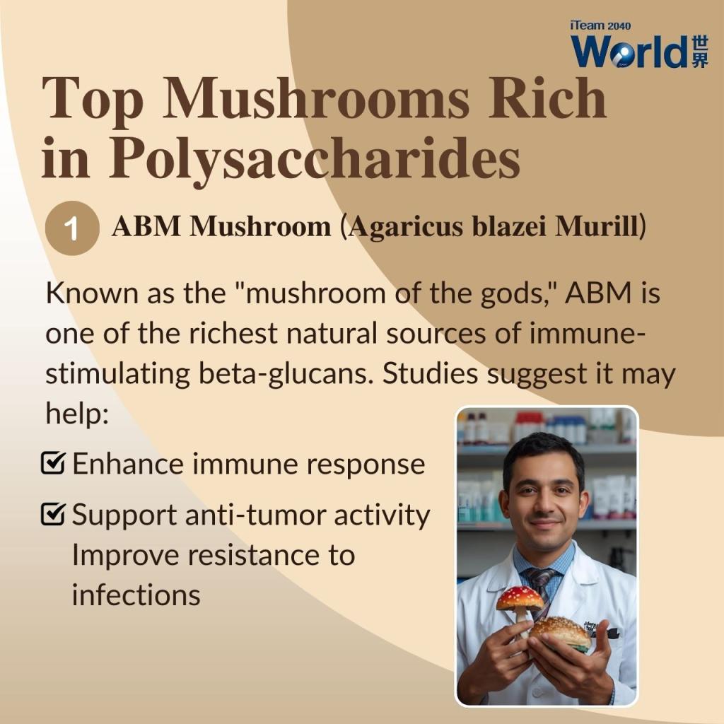 Top Mushroom Rich in Polysaccharides