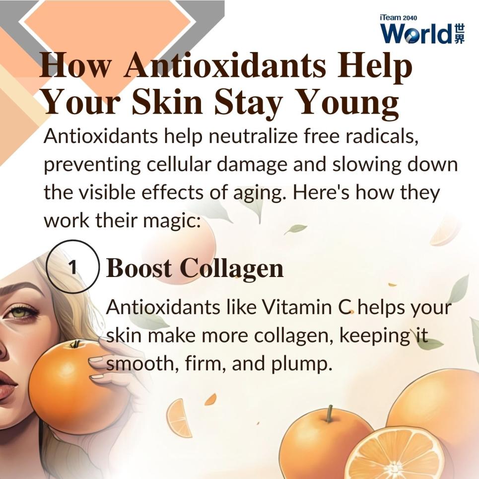 How antioxidants help your skin stay young