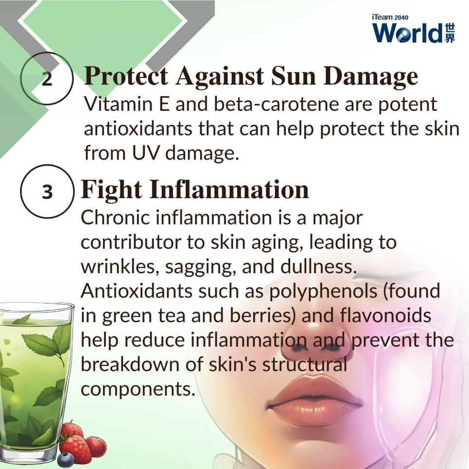 How antioxidants help your skin stay young