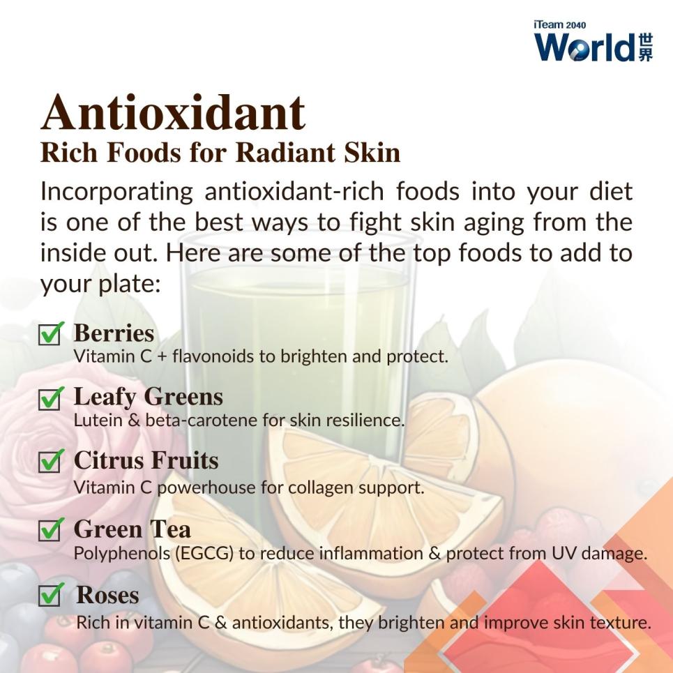 How antioxidants help your skin stay young