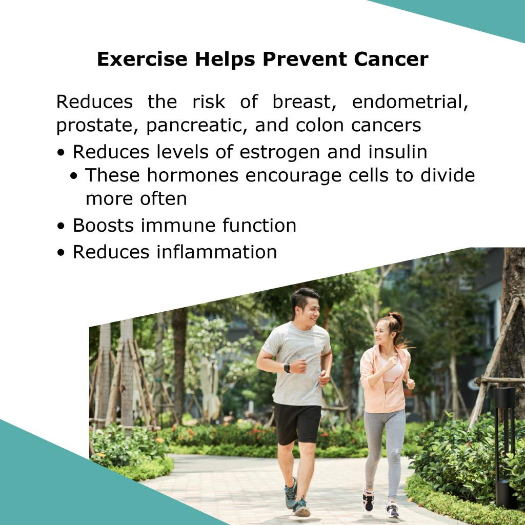 Exercise Helps Prevent Cancer