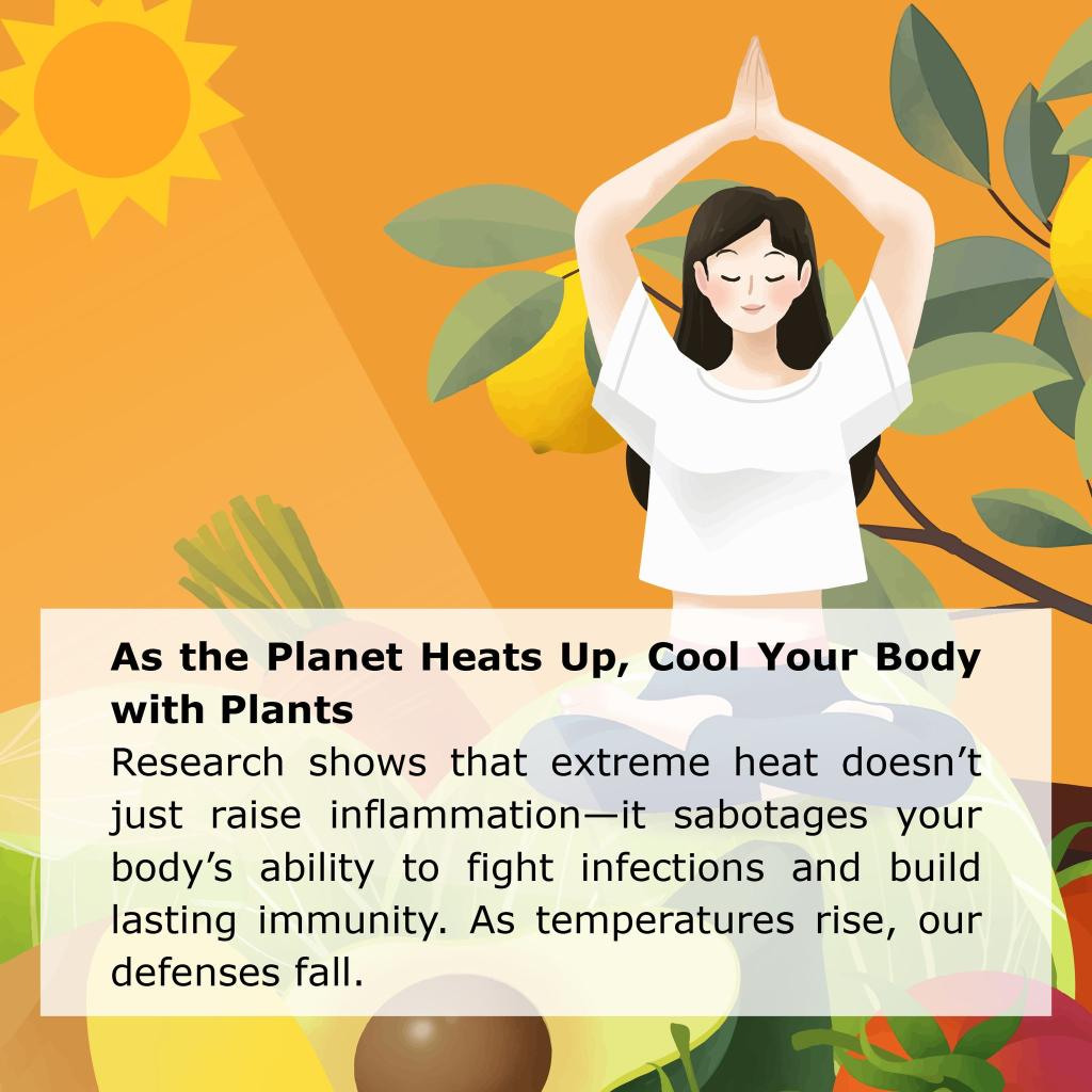Planet heats up, cool your body