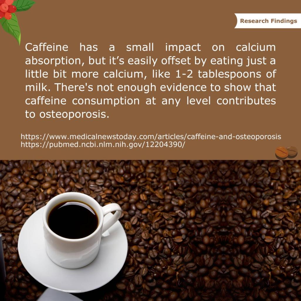 Caffeine, Osteoporosis