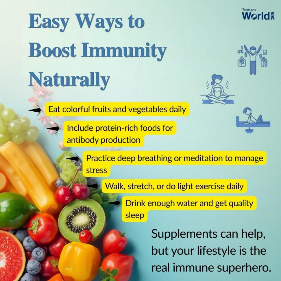 Supplements aren't the only answer