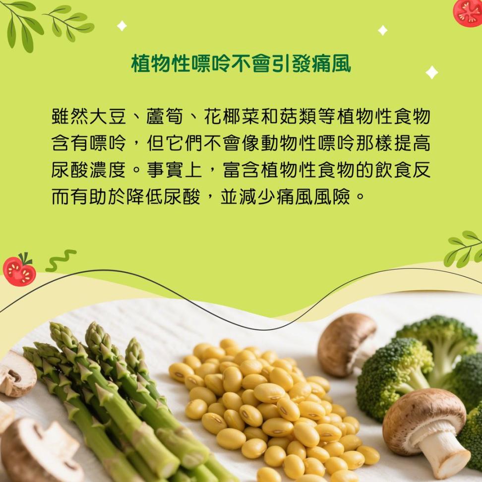 plant purines, gout