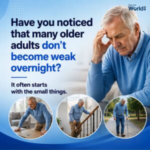Have you noticed that many older adults don't become weak overnight?