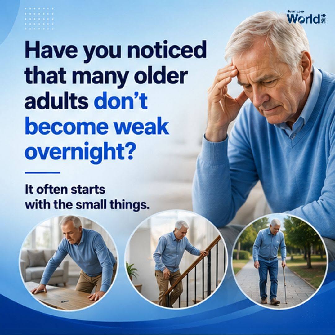 Have you noticed that many older adults don't become weak overnight?